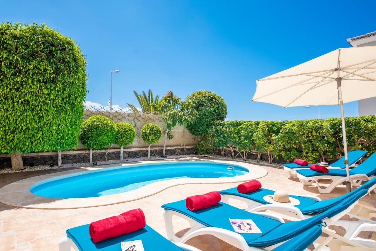 Beautiful Villa Anna With Heated Pool Costa Adeje  Exterior photo